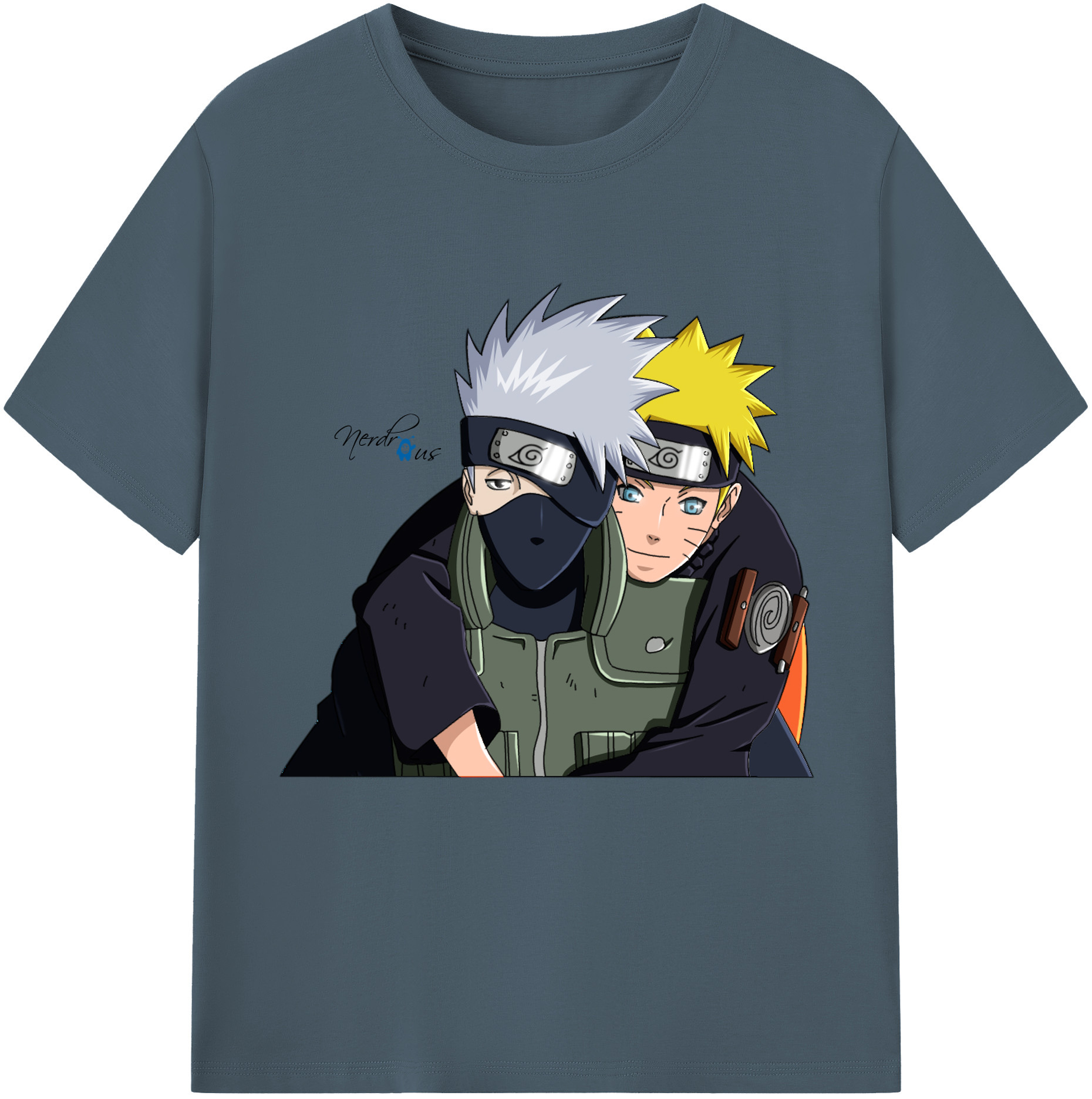 （画像用） NARUTO -ナルト- はたけ カカシ Hatake Kakashi 綿100％半袖Tシャツ（フロントプリント）